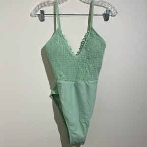 Cupshe Mint Green One Piece Swimsuit
